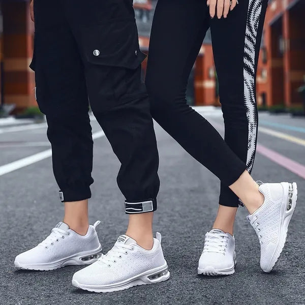 Scarpe da corsa casual Donna Cuscino d'aria Scarpe sportive Amanti Scarpe Comode scarpe traspirante Plus Size 35- 42