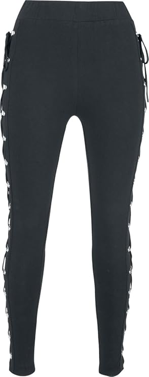 Leggings Neri con Allacciatura