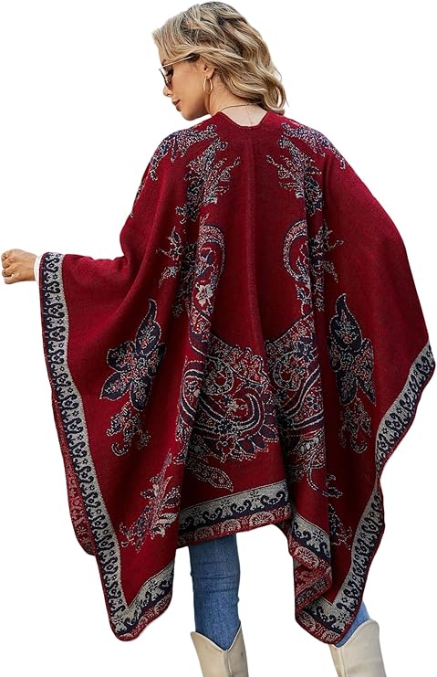 Elegante Mantella da Donna con Fronte Aperto