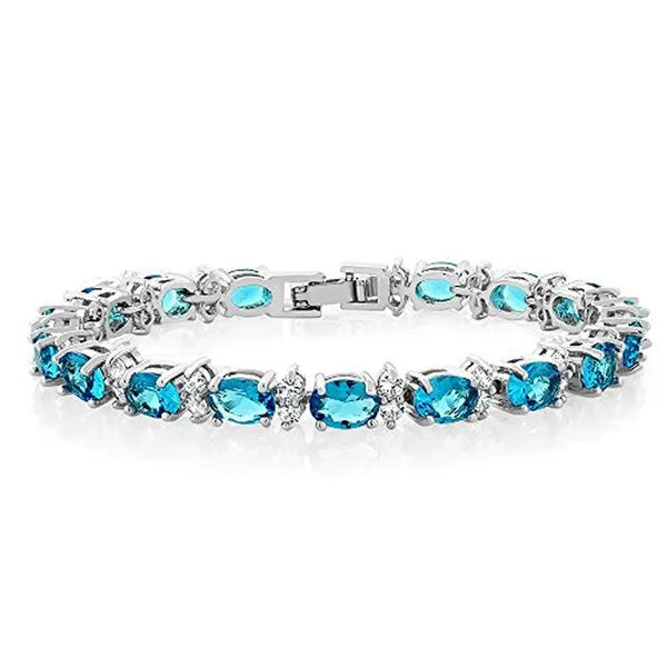 Bracciale donna tennis in silver 925 in 6 colori diversi