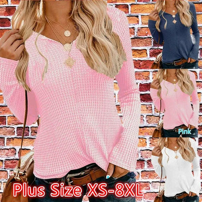 Camicia stile casual donna in 3 varianti diverse con scollo a v