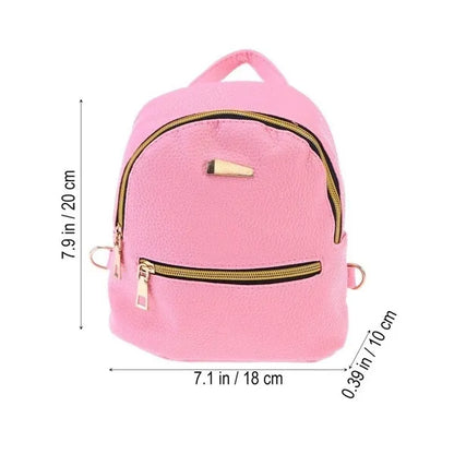 Mini bag fashion per ragazza donna in 2 varianti diverse in pelle