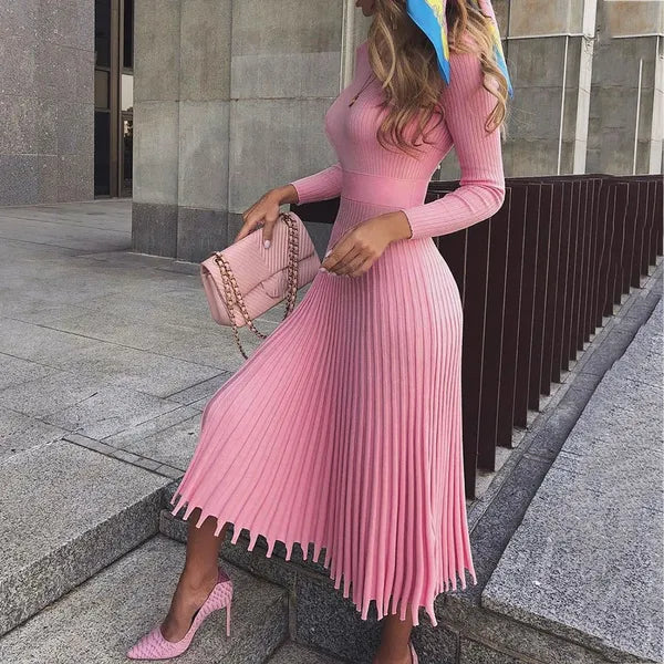 Elegantissimo abito donna rosa stile barbie