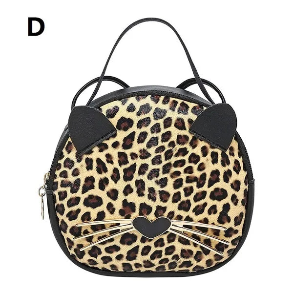 Borsa a tracolla con tracolla leopardata animale del fumetto delle nuove donne di modo