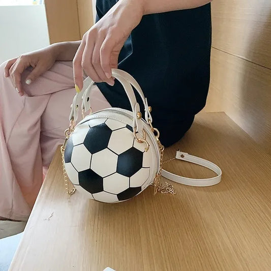 Trendy design unico mini bag per ragazza a tracolla a forma circolare