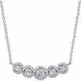 Stupenda collana glamour donna in silver 925