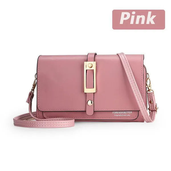 Mini bag fashion per ragazza in 4 varianti diverse in pelle a tracolla