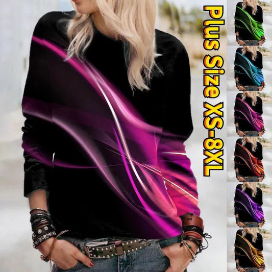 Maglia super fashion donna autunno-inverno in 6 colori diversi fluorescente