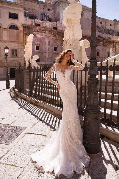 abito da sposa donna stile da principessa imprezioso da un corpetto di pizzo lavorato