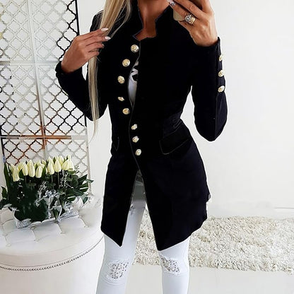 Blazer, da donna, extra lungo, lungo, lungo, lungo, lungo, sciancrato, elegante