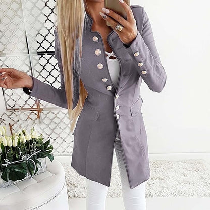 Blazer, da donna, extra lungo, lungo, lungo, lungo, lungo, sciancrato, elegante