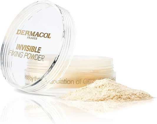 Dermacol Invisible Fixing Powder Natural Fondotinta in Cipria (Light)