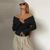 Basic Top Leggero Autunno Inverno Casual T-Shirt taglia unica
