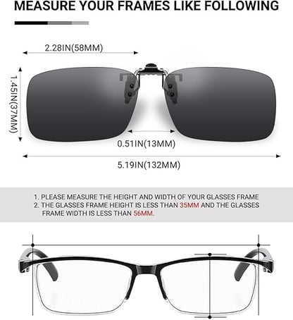 TERAISE Occhiali da Sole con Montatura polarizzata su Occhiali da Vista Anti-riflesso UV400 per Donna Che viaggiano in Viaggio Sport Esterno