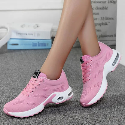 Scarpe da ginnastica da donna con cuscino antiurto,  da corsa casual, antiscivolo, leggere, traspiranti, comode, da passeggio, da jogging, da fitness, da tennis