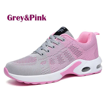 Scarpe da ginnastica da donna con cuscino antiurto,  da corsa casual, antiscivolo, leggere, traspiranti, comode, da passeggio, da jogging, da fitness, da tennis