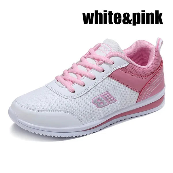 Scarpe da ginnastica casual in pelle da donna Scarpe da corsa Scarpe sportive