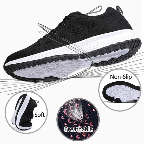 Scarpe da ginnastica traspiranti alla moda Scarpe da ginnastica da corsa leggere Scarpe da tennis per maglieria Sport e attività all'aperto Scarpe da jogging da passeggio