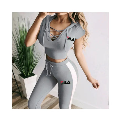 Set da yoga per donna Criss Cross Ensemble Abbigliamento da palestra super fashion