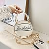 borsa a forma di basket borsa carina borsa a tracolla cerchio