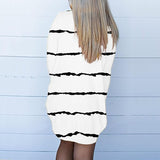 Cardigan donna con stampa alla moda, casual