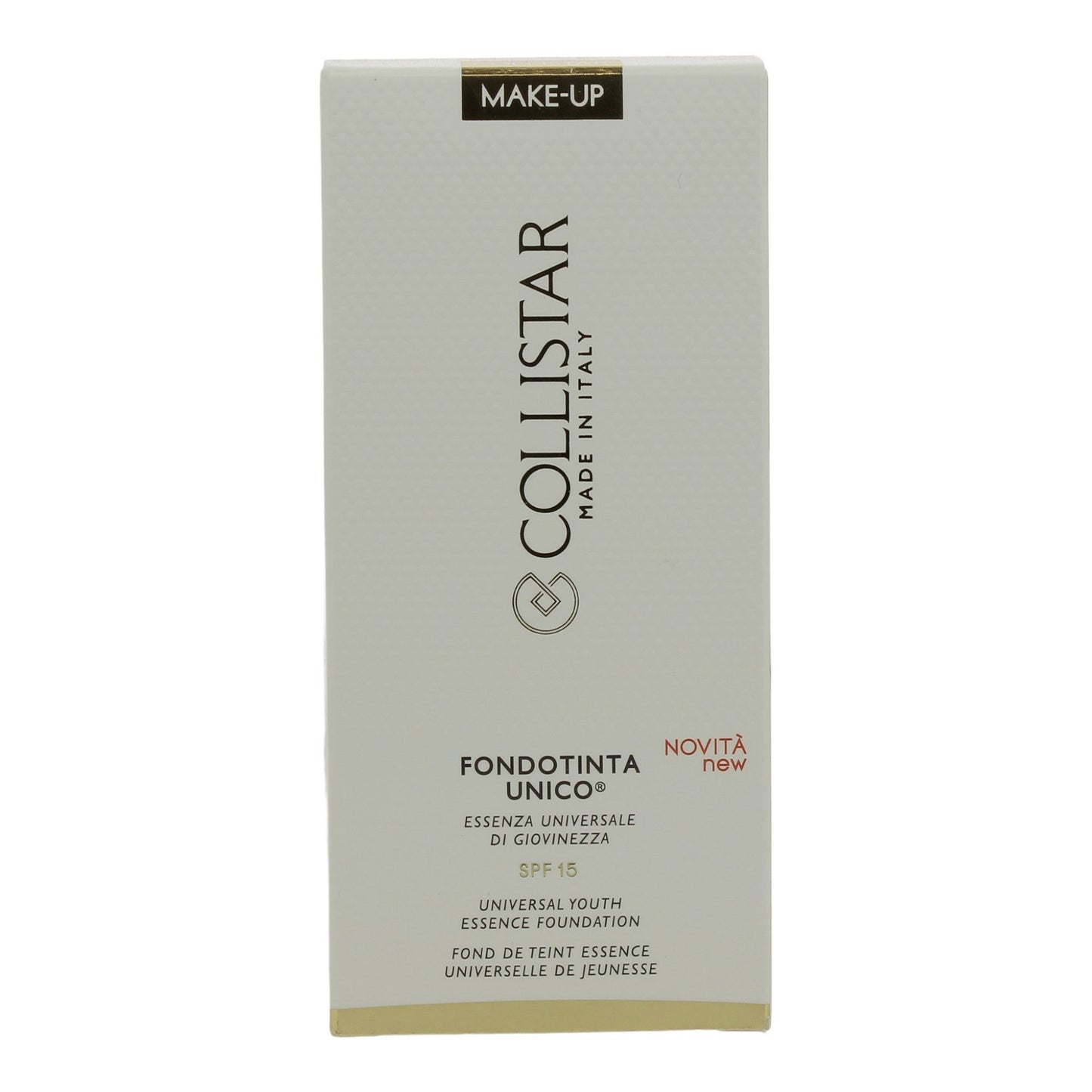 Collistar FONDOTINTA UNICO essenza Universale Giovinezza Spf15 1R Avorio Rosato