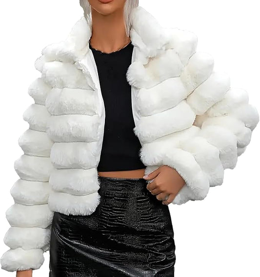 Cappotto Caldo Casual Soffice Parka Soffice Giacca Corta