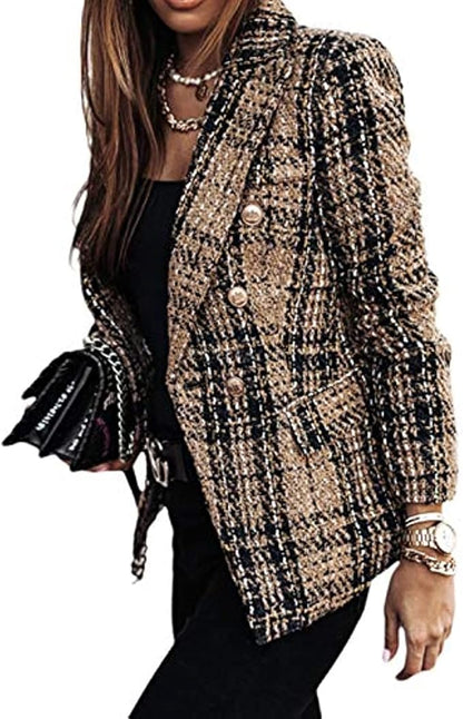 Giacca Elegante Giacca con Revers Giacca Casual con Bottoni