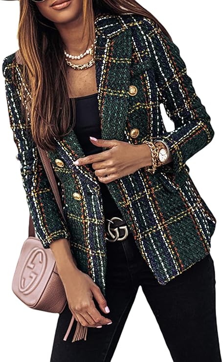 Giacca Elegante Giacca con Revers Giacca Casual con Bottoni