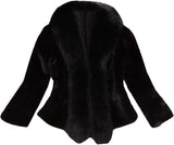 Giacca Donna Pelliccia Finta Outerwear Calda Spessa Pelliccia Donna Giacca