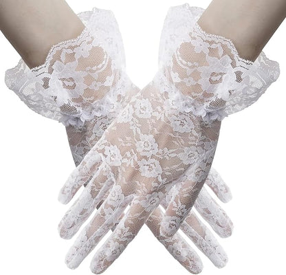 Guanti in pizzo Sposa, Accessori per Costumi per Matrimoni