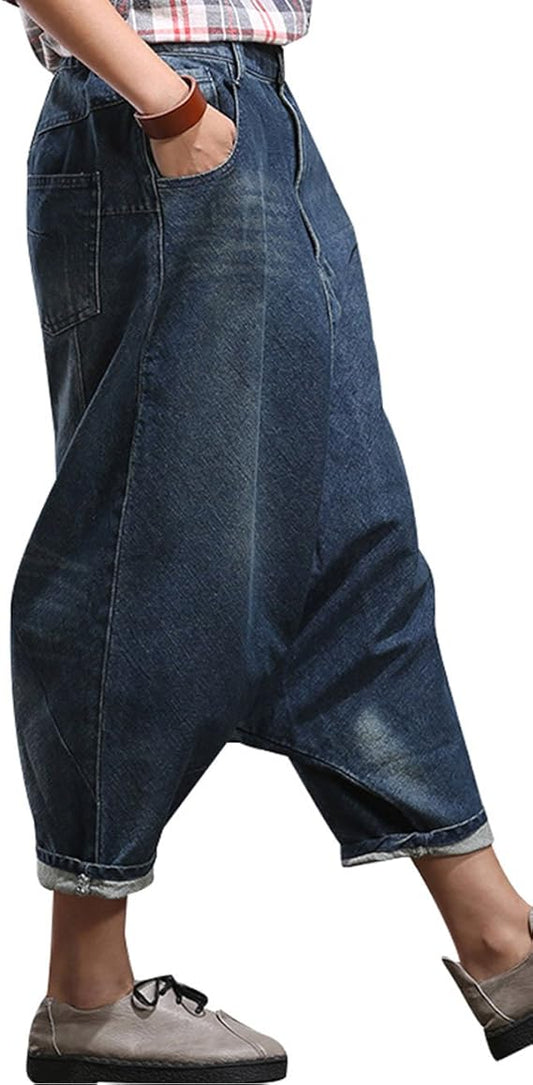 Jeans Youlee Donne Big Crotch Harem