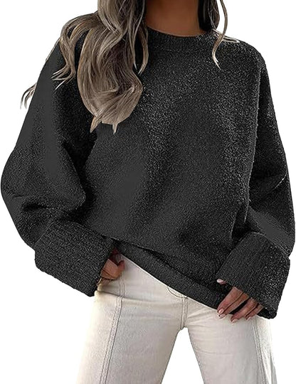 Maglione Pullover Spesso da Donna, Autunno Inverno, Casual