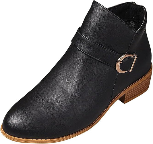 Stivali Silhouette Comoda Chiusura Lampo Fodera Calda Suola Interna