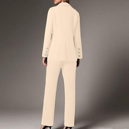 Tailleur Outfits Lavoro Ufficio Maniche Lunghe Tuta da Cerimonia